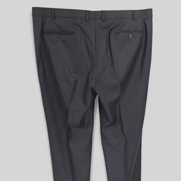 Santorelli Wool Flat Front Dress Pants W41xL33 - Picture 4 of 9